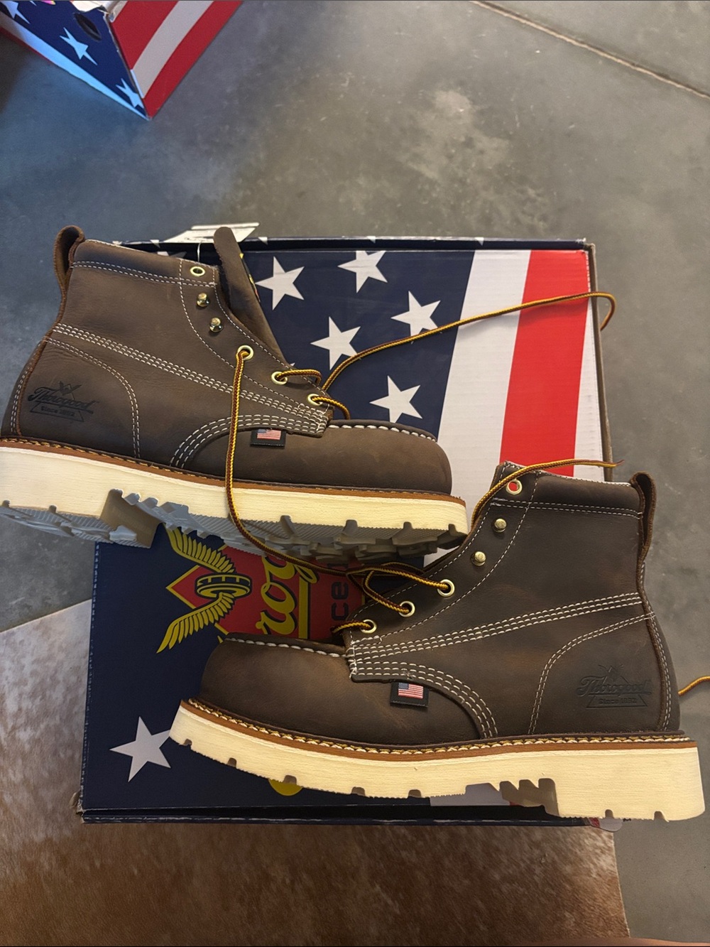 Thorogood 6" crazy horse women's American heritage series boots 504-4375 women 8